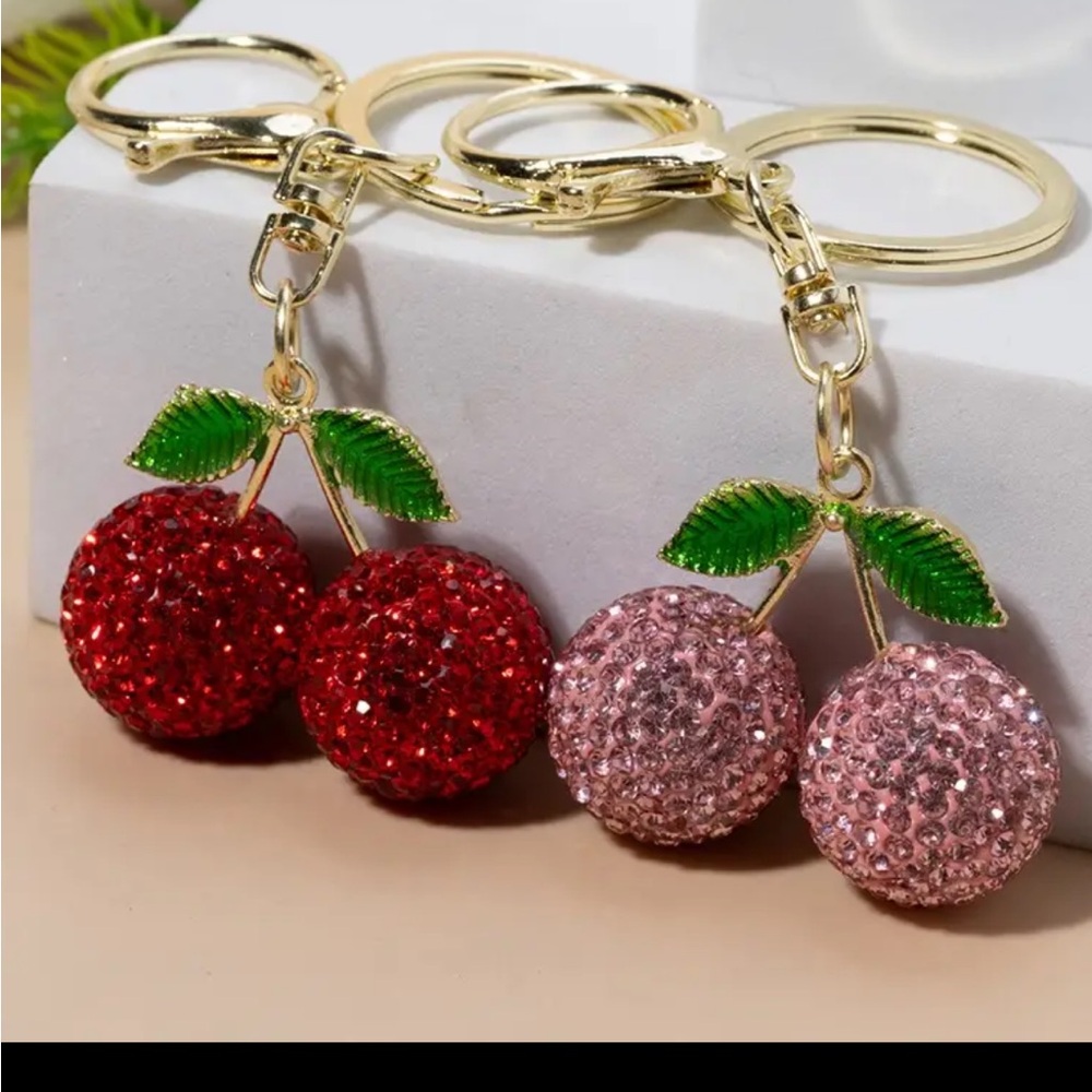 Sparkling Cherry Keychain - Picture 5 of 9